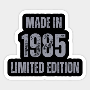 Vintage Made in 1985 , Limited Edition  , Gift for Mom Dad Birthday Sticker